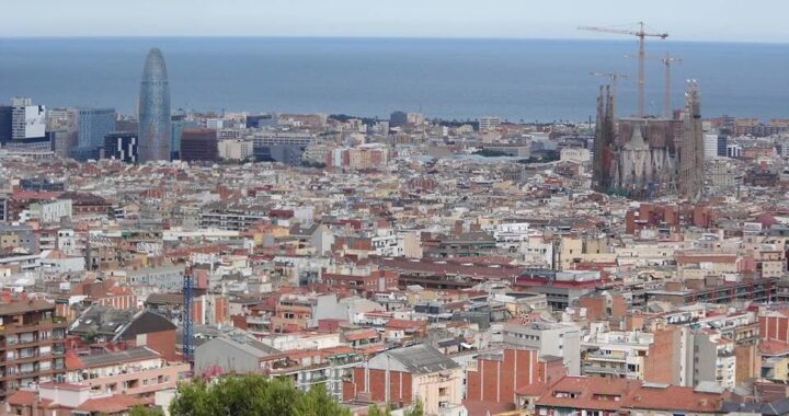 Barcelona Skyline, taken from Park Güell 4.