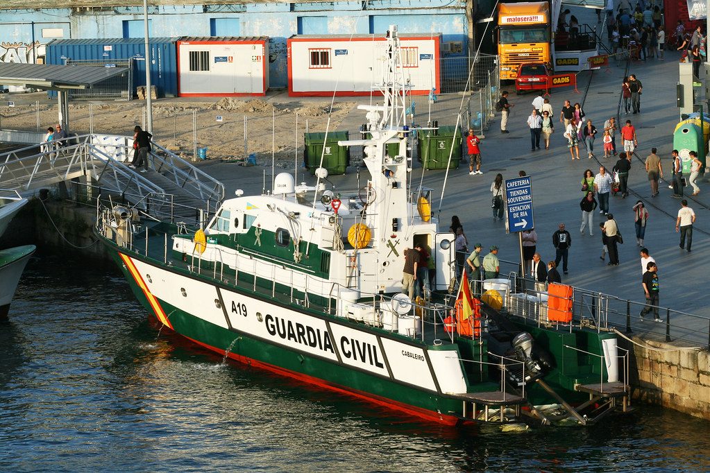 Drug Speedboat Rams Customs Patrol Vessel During High-speed Chase Off Almería Coast