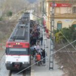 Tordera train station in Maresme Catalunya.