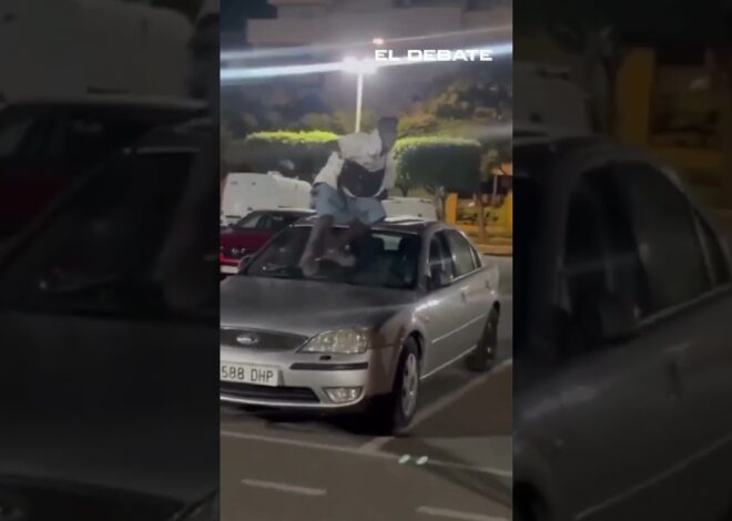 Man arrested in El Ejido after video of him smashing cars goes viral