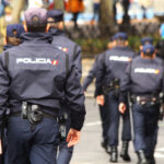 Police Intervention Unit (IPU) agents of the National Police Corps.