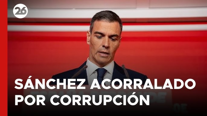 Corruption scandals have Prime Minister Pedro Sánchez cornered