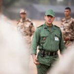 A Royal Moroccan officer in TIFNIT, Morocco.